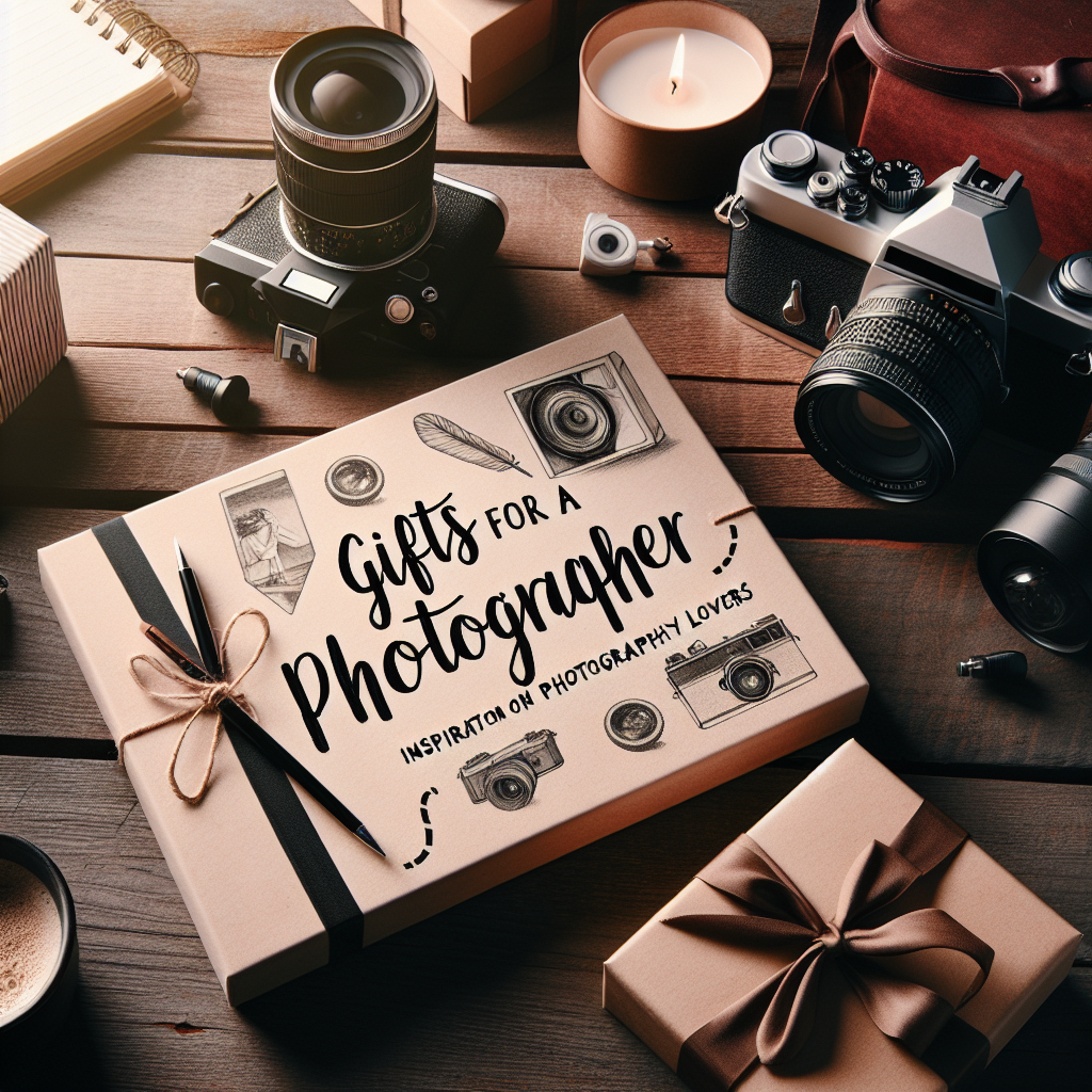 Dárky pro fotografa: Inspirace pro milovníky fotografie