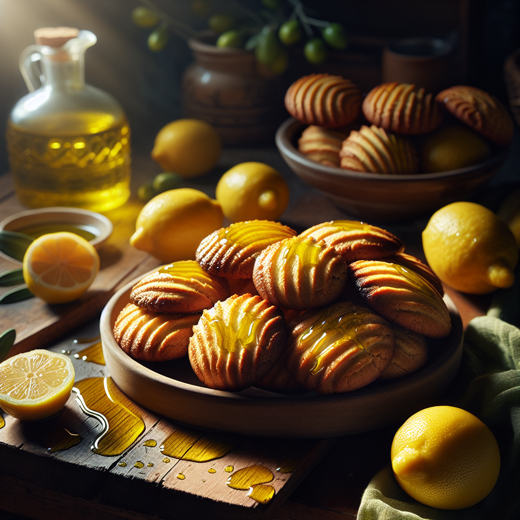 Recept: Citrónové sušenky s přídavkem olivového oleje