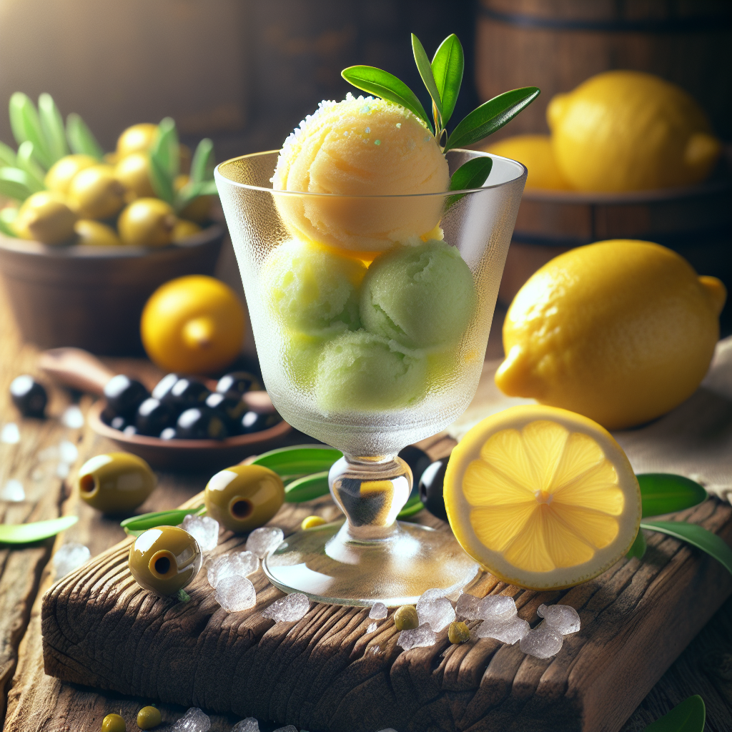 Recept: Olivovo-citronové sorbeto pro horké letní dny